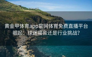 黄金甲体育app官网体育免费直播平台崛起：球迷福音还是行业挑战？