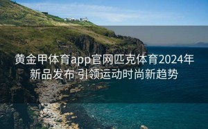 黄金甲体育app官网匹克体育2024年新品发布 引领运动时尚新趋势