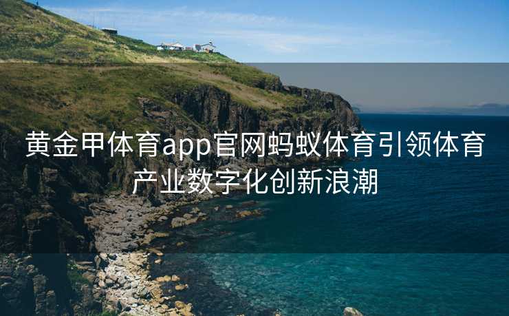 黄金甲体育app官网蚂蚁体育引领体育产业数字化创新浪潮 黄金甲体育app官网蚂蚁体育引领体育产业数字化创新浪潮